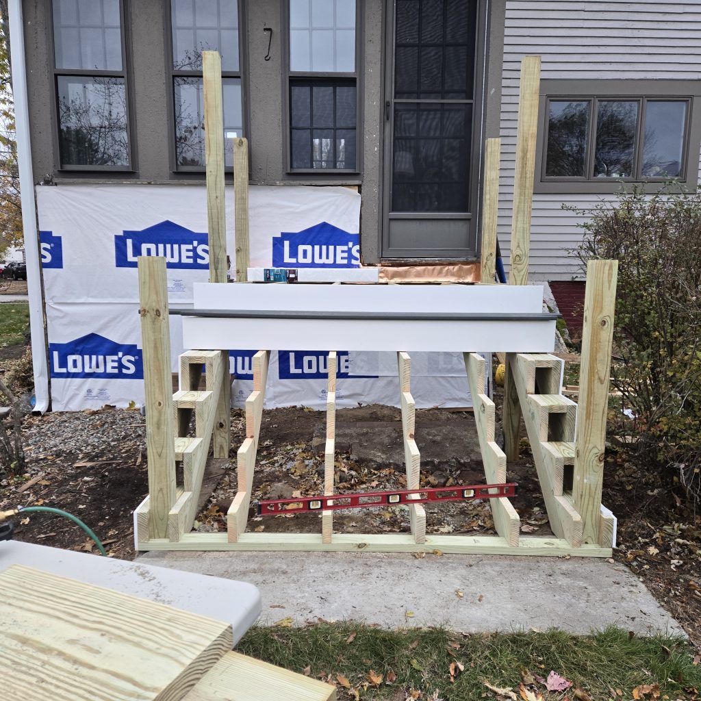 Pressure Treated Deck Framing Installation